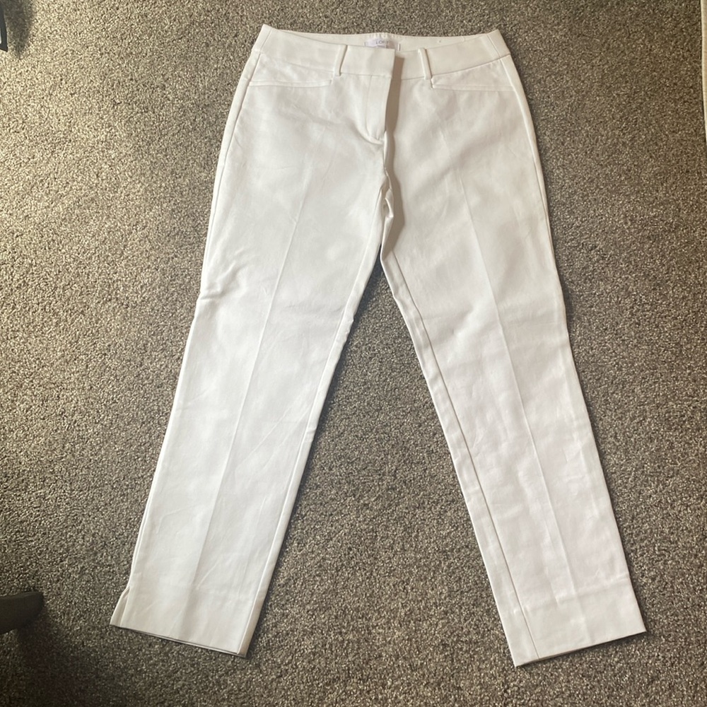 Like new white Loft pants